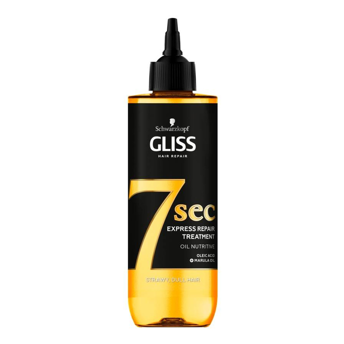 Gliss 7sec Express Repair Treatment Oil Nutritive ekspresowa kuracja do włosów nadająca miękkości i połysku 200ml