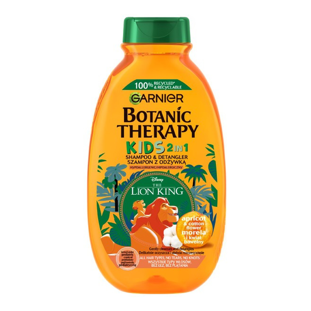 Garnier Garnier botanic therapy kids szampon do włosów z odżywką 2w1-lion king 250ml