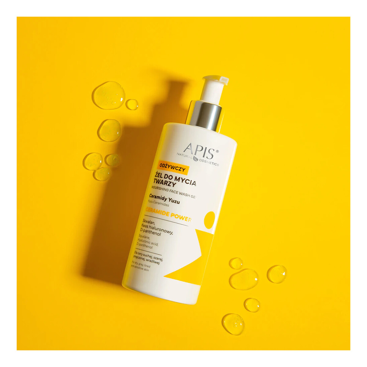 Apis Ceramide Power Odżywczy żel do mycia twarzy 300ml