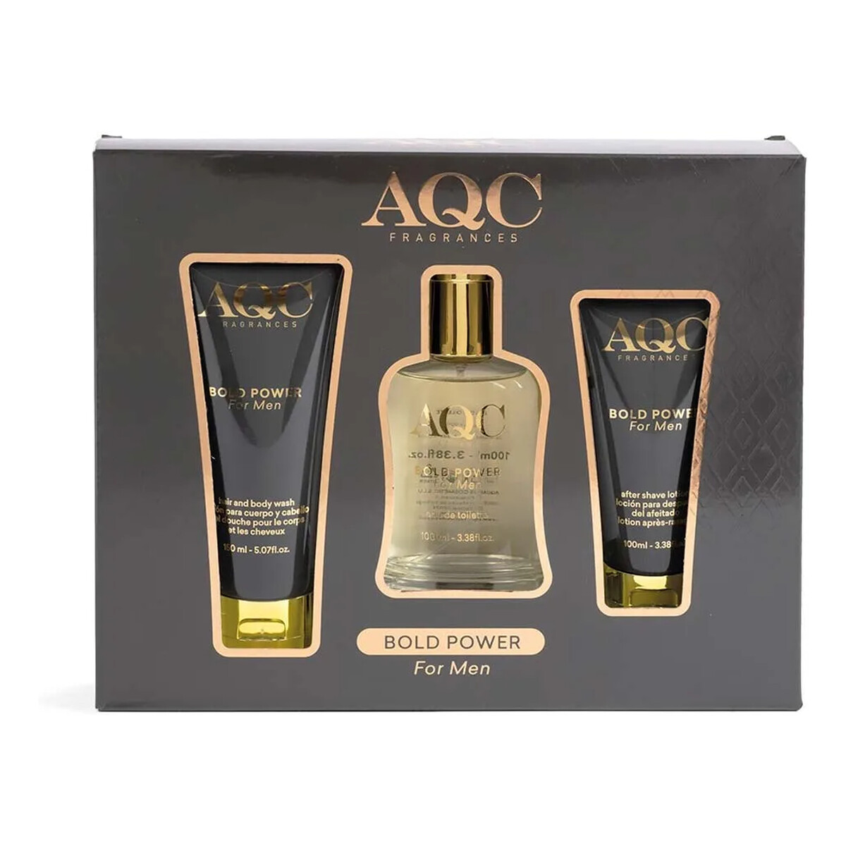 AQC Zestaw prezentowy dla mężczyzn Bold Power