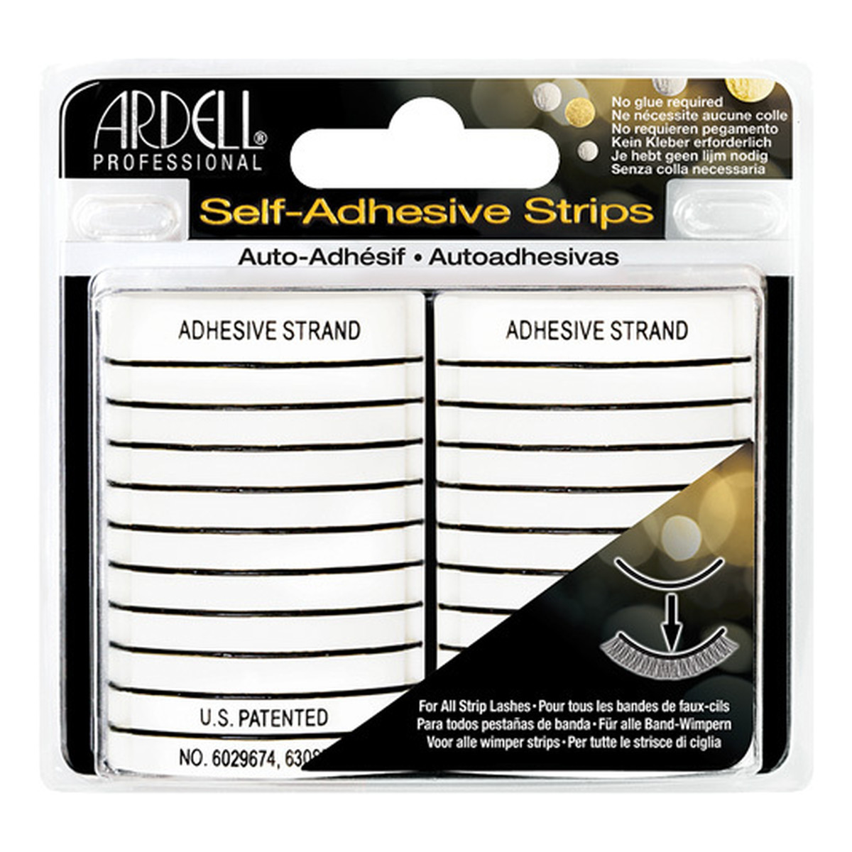 Ardell Self-Adhesive Strips Professional Paski Kleju Bezlateksowego Do Rzęs Samoprzylepnych