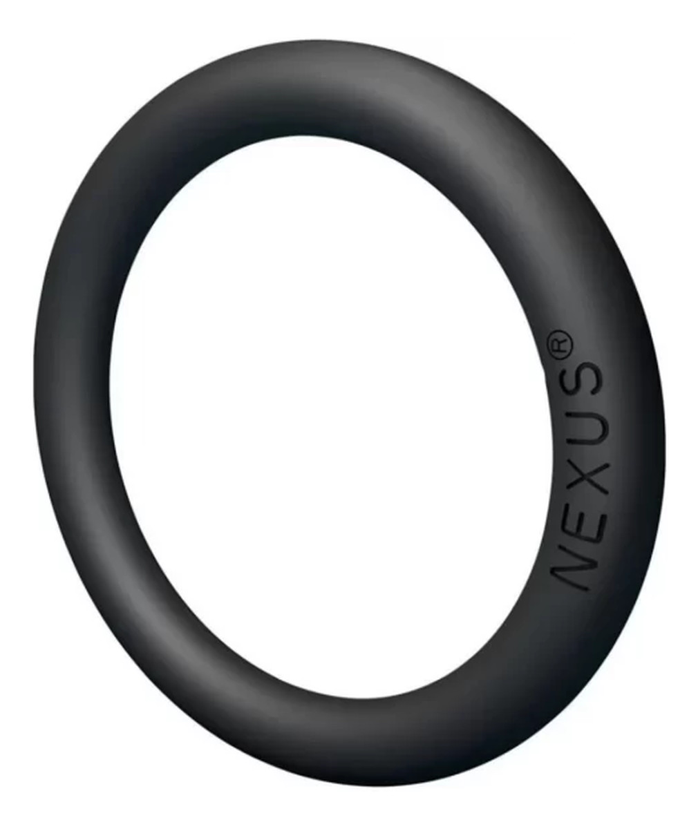 Enduro Stretchy Silicone Cock Ring Pierścień erekcyjny Black