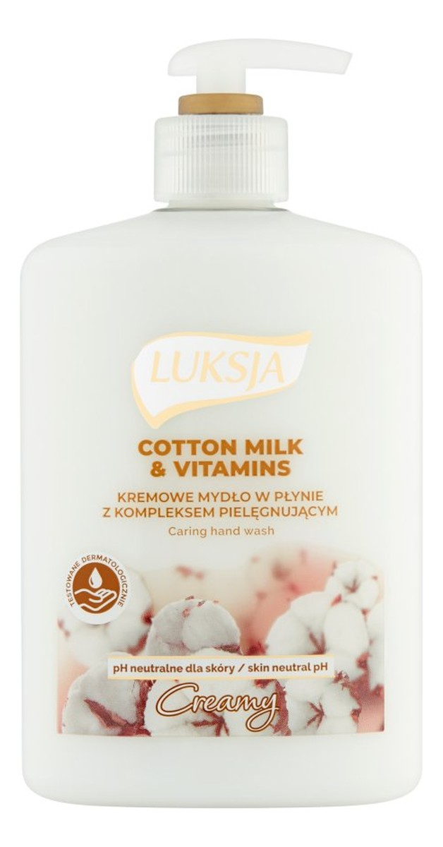 Cotton Milk & Vitamins Kremowe mydło w płynie