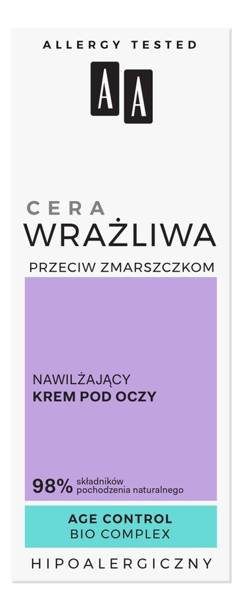 Krem pod oczy bezzapachowy