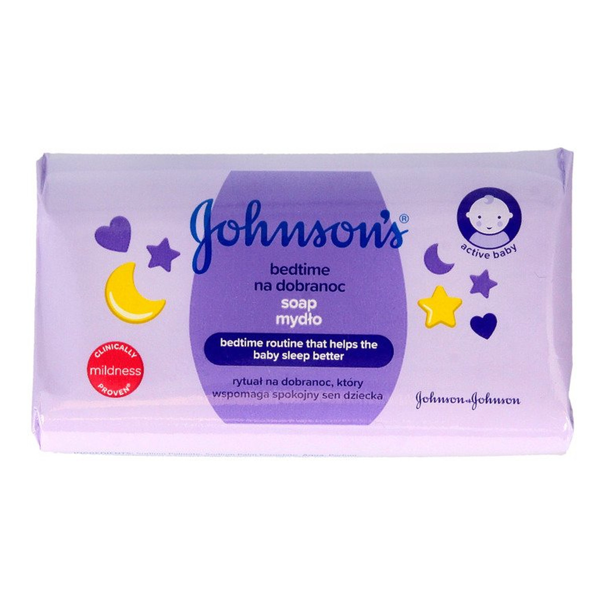 Johnson & Johnson Baby Bedtime Mydło w kostce dla dzieci 100g
