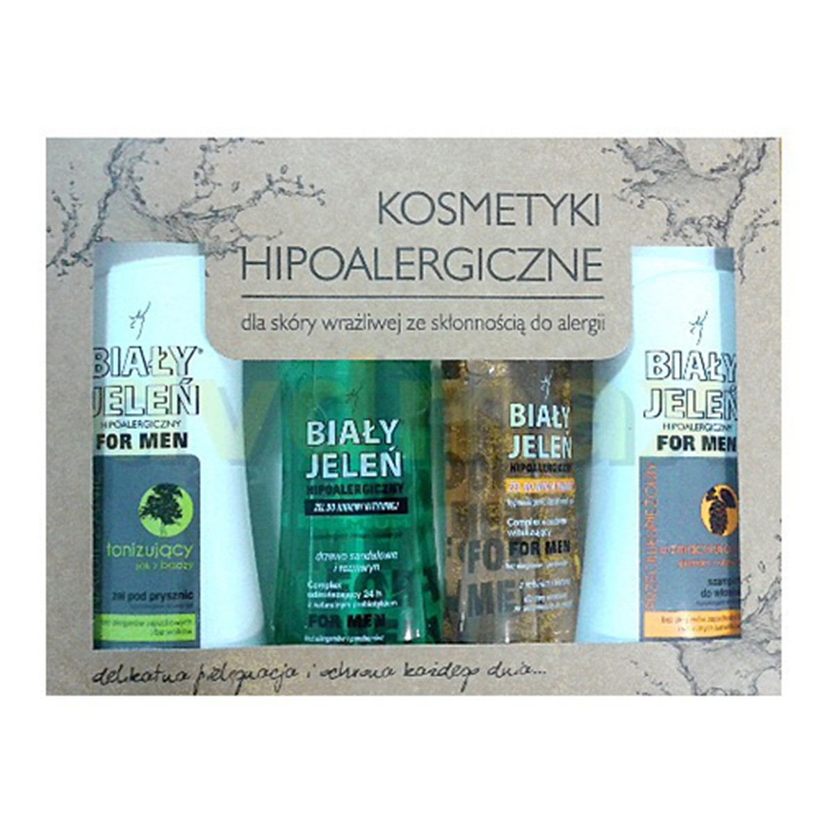 Biały Jeleń Premium Men Zestaw Kosmetyków Dla Skóry Wrażliwej Dla Mężczyzn