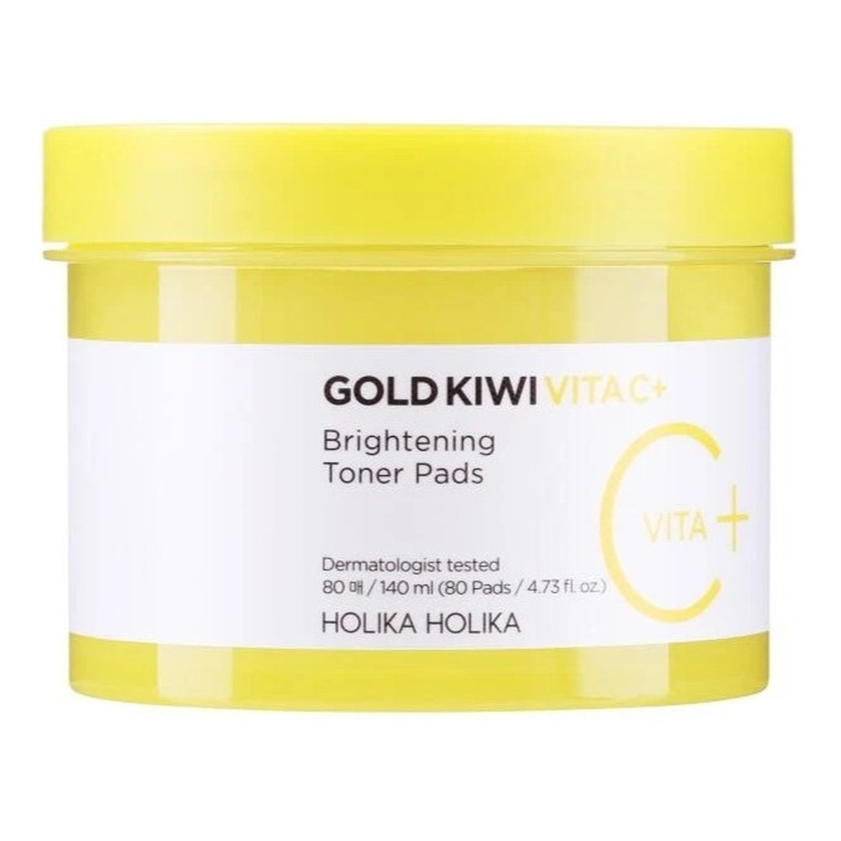 Holika Holika Gold Kiwi Vita C+ Brightening Toner Pads rozjaśniające płatki do twarzy 80szt 140ml