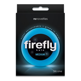 Firefly Halo Medium świecący w ciemności pierścień erekcyjny Blue