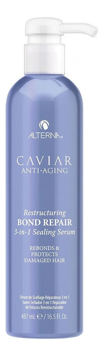 Caviar anti-aging restructuring bond repair 3-in-1 sealing serum odbudowujące serum do włosów