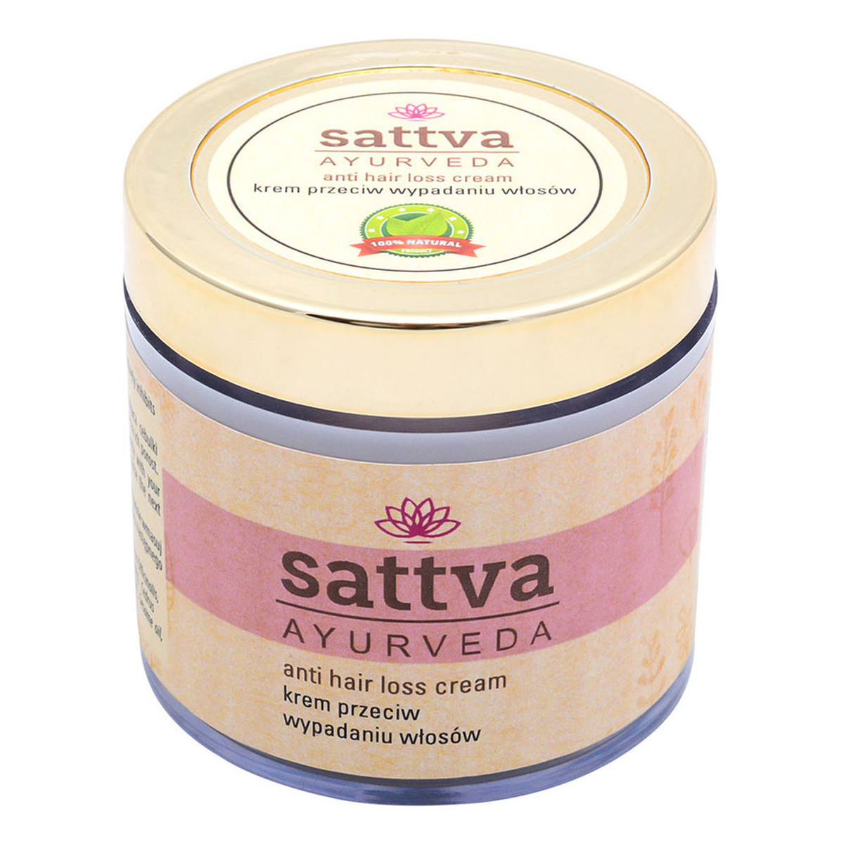 Sattva Ayurveda Anti Hair Loss Cream Krem przeciw wypadaniu włosów 100g