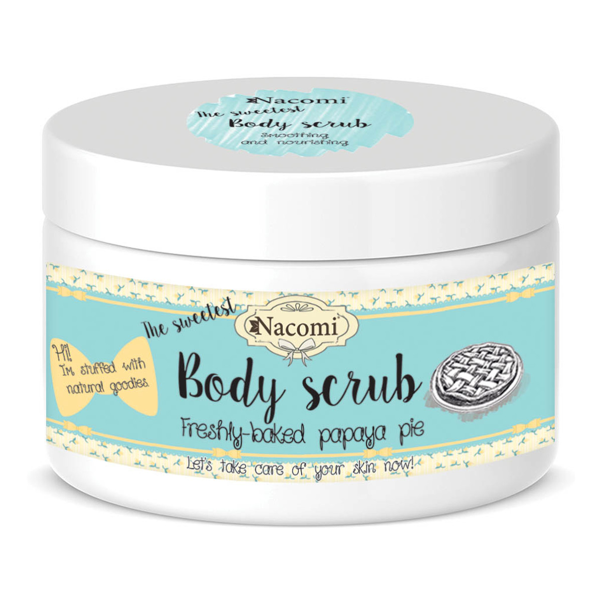 Nacomi Body Scrub Freshly-Baked Papaya Pie Peeling Do Ciała Świeże Ciasto z Papają 200g