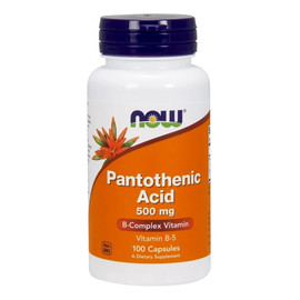 Pantothenic acid 500mg suplement diety 100 kapsułek