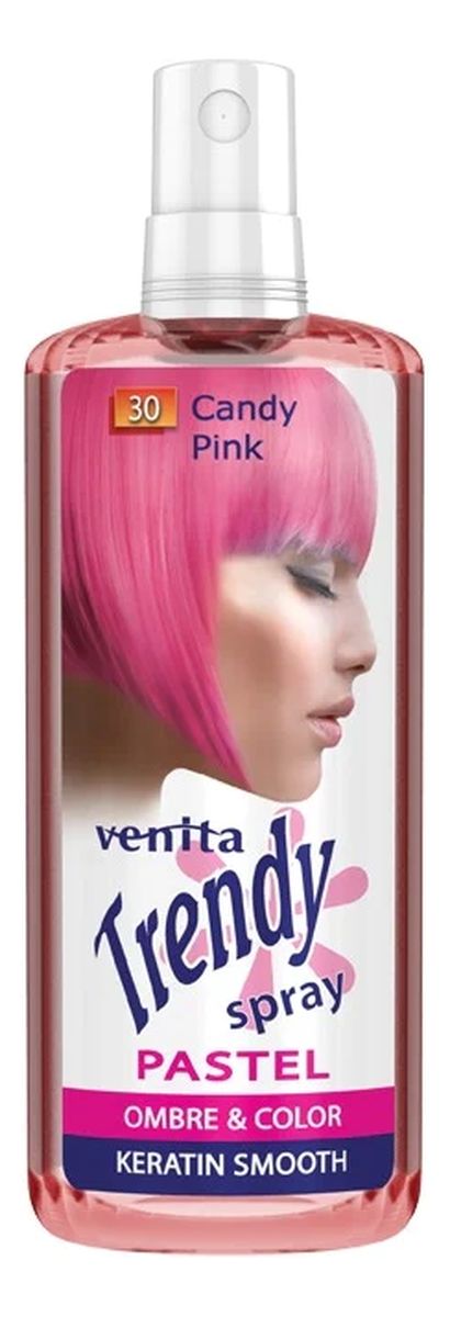 Spray koloryzujący do włosów Candy Pink (30)