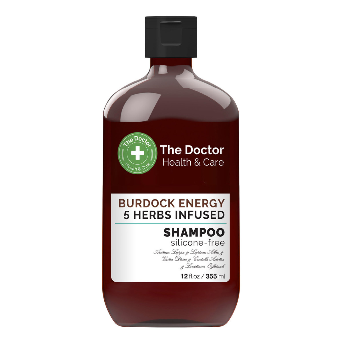 The Doctor Healh and Care Szampon do włosów suchych i matowych Energia Łopianu 5 Ziół Naturalnych 355ml