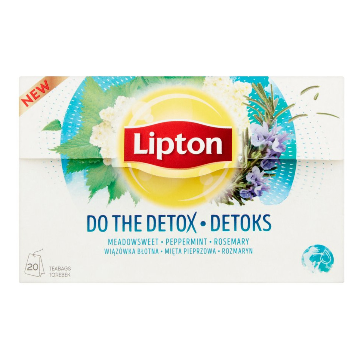 Lipton Detoks Herbata ziołowa 20 torebek 32g