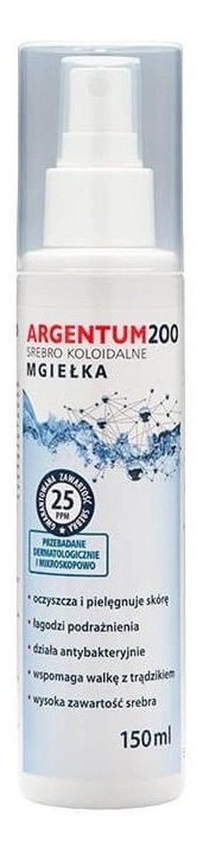 Herbals Argentum 200 Mgiełka Do Ciała 25ppm Srebro Koloidalne