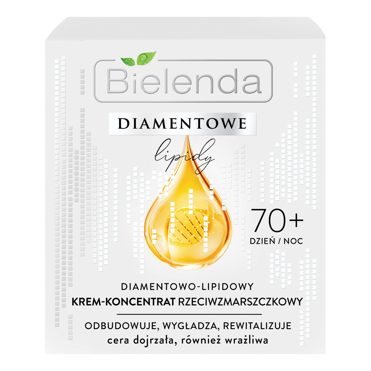 Bielenda Diamentowe Lipidy Lipidowy Krem-koncentrat przeciwzmarszczkowy 70+ 50ml