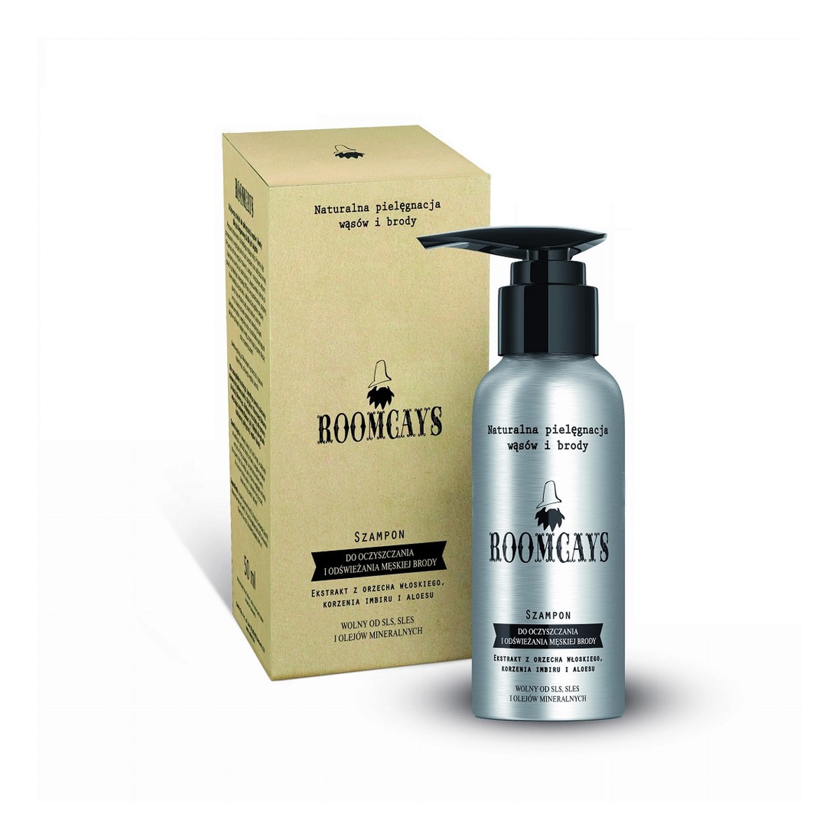 Roomcays Szampon do oczyszczania i odświeżania brody 120ml