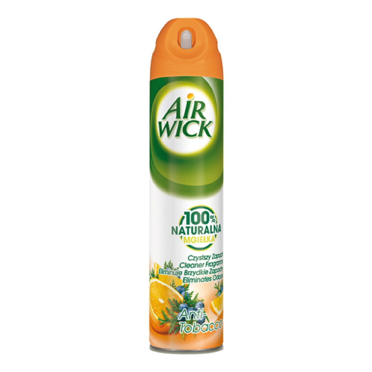 Air Wick 100% Naturalna Mgiełka odświeżacz powietrza Anti-Tabacco 240ml