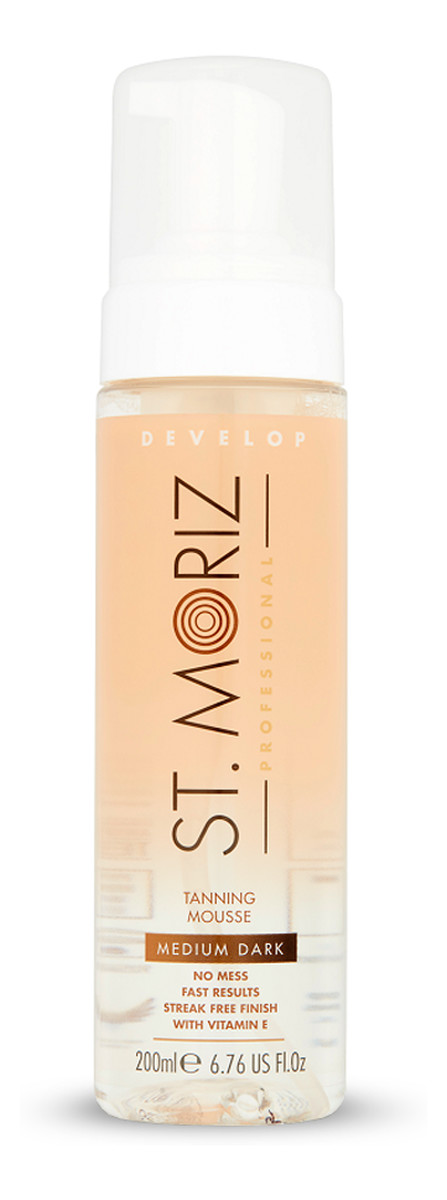 Tanning Mousse bezbarwny mus samoopalający Medium Dark