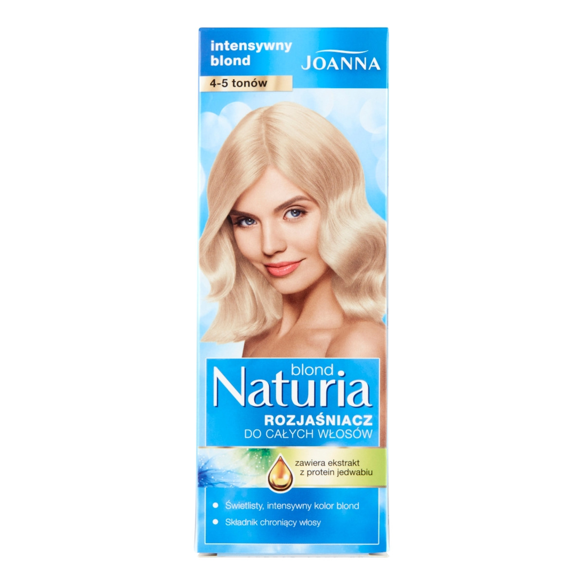 Joanna Naturia Rozjaśniacz Blond 4 - 5 Tonów Intensywny Blond 95ml