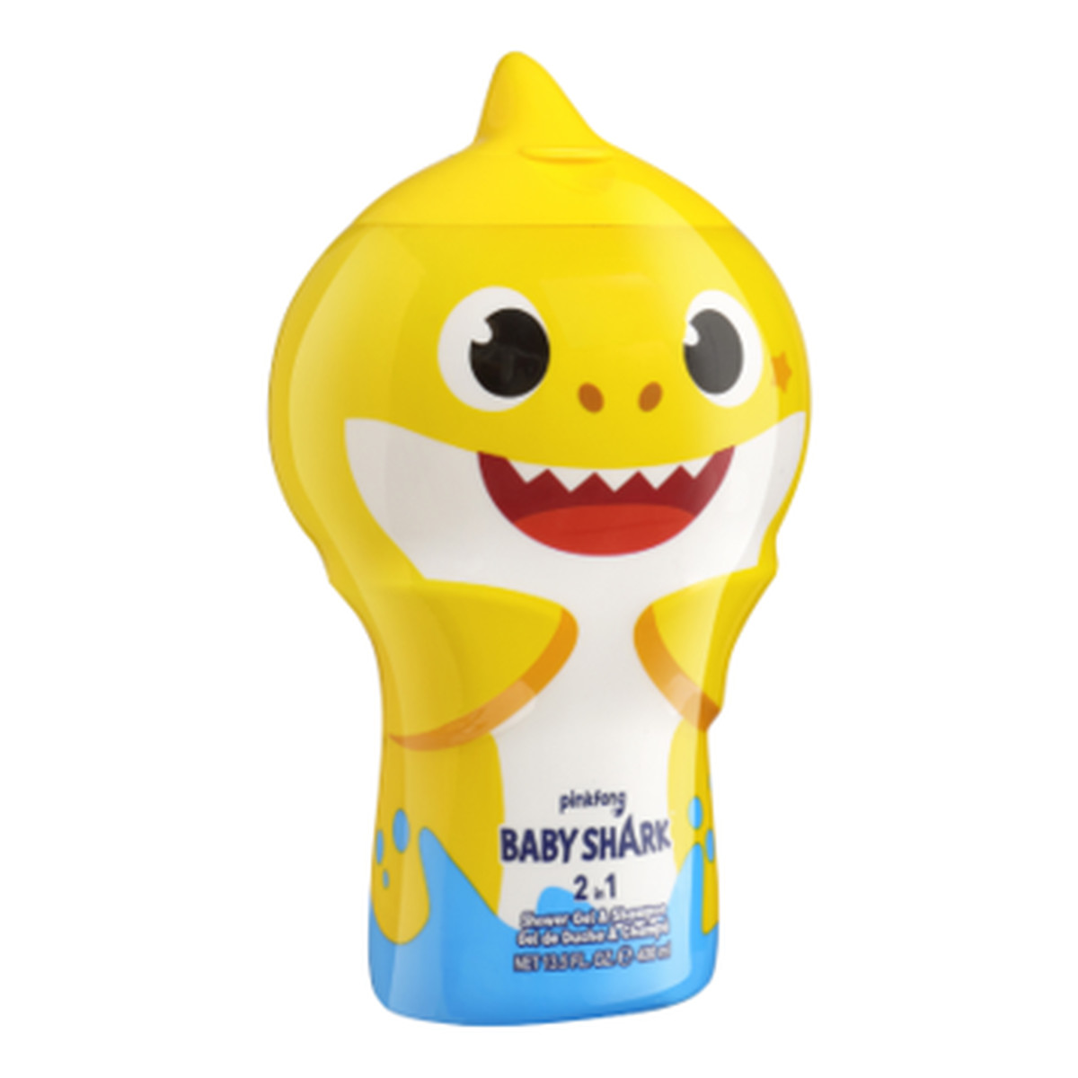 Air Val Baby Shark 2in1 Shower Gel & Shampoo żel pod prysznic i szampon dla dzieci 400ml