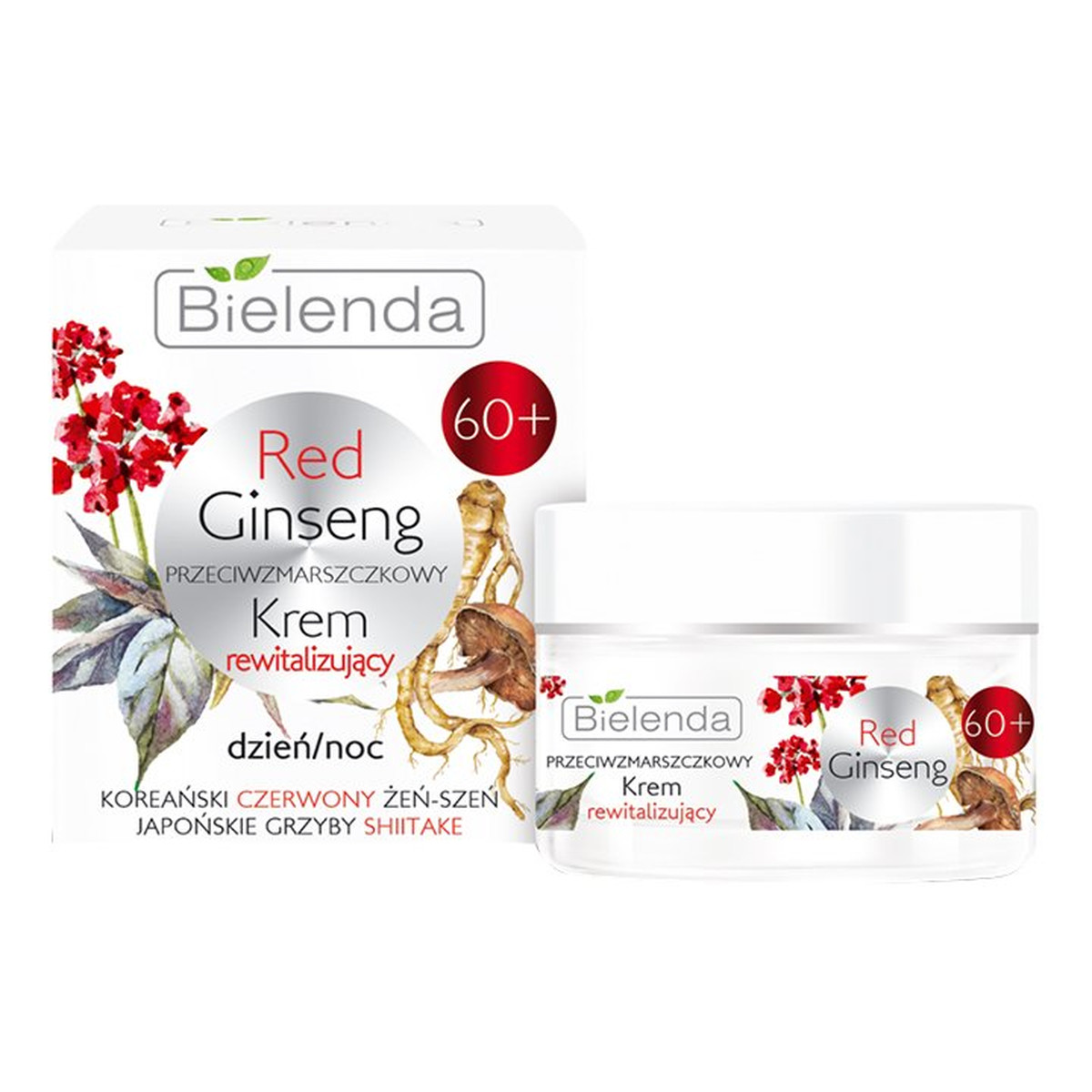 Bielenda RED GINSENG KREM REWITALIZUJĄCY 60+ DZIEŃ/NOC 50ml