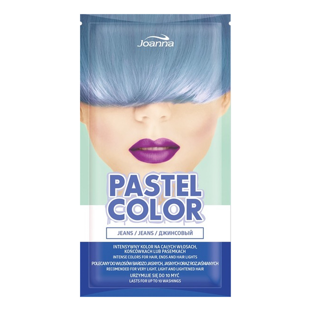 Joanna Pastel Color szampon koloryzujący do włosów saszetka 35g