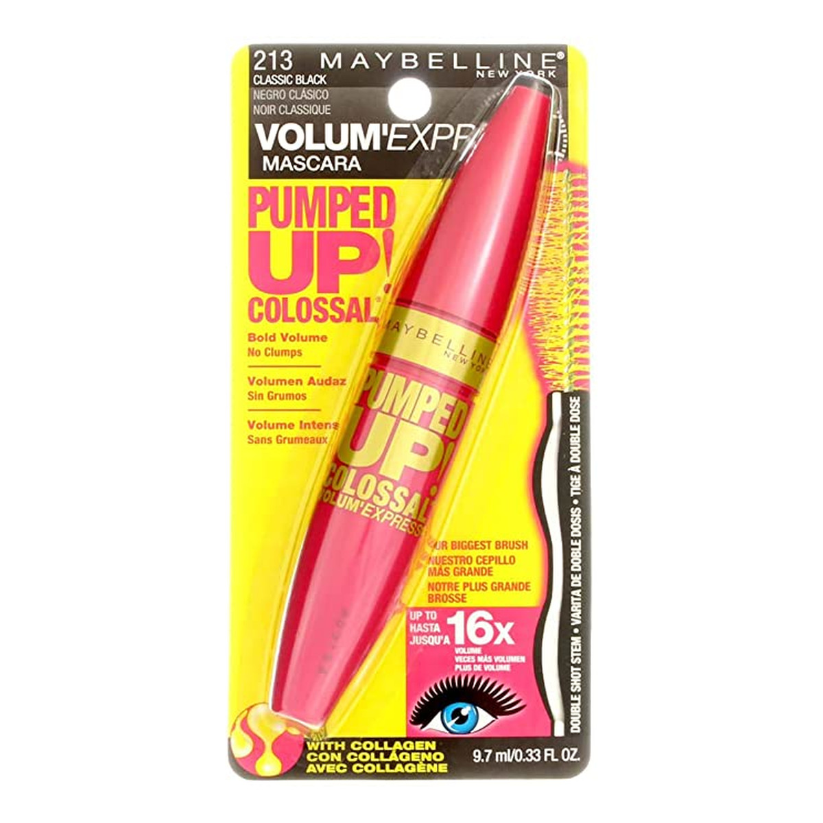 Maybelline Pumped Up! Colossal Volum Express Tusz do rzęs 9ml