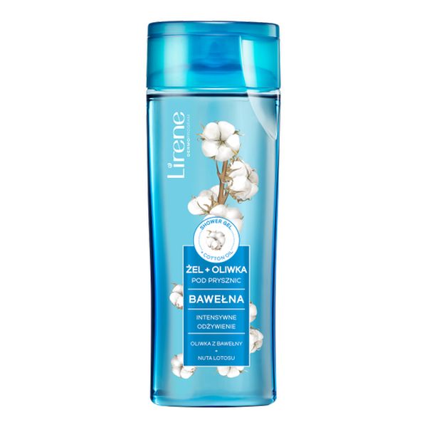 Lirene Body Olive ŻEL + OLIWKA POD PRYSZNIC: OLIWKA Z BAWEŁNY 250ml