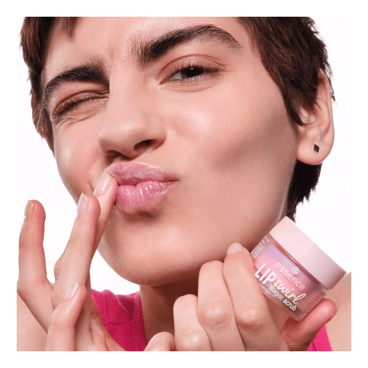 Essence Lip Swirl Cukrowy peeling do ust 8g