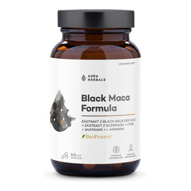 Aura black maca formula kapsułki 60szt