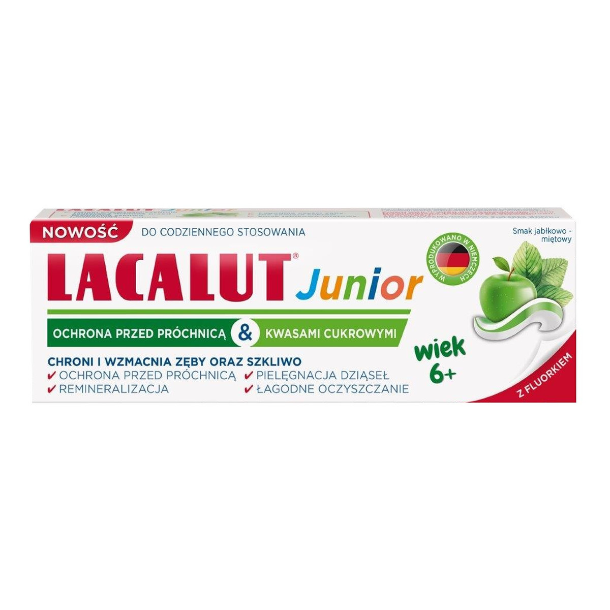 Zdrovit Lacalut junior pasta do zębów dla dzieci od 6 lat 55ml