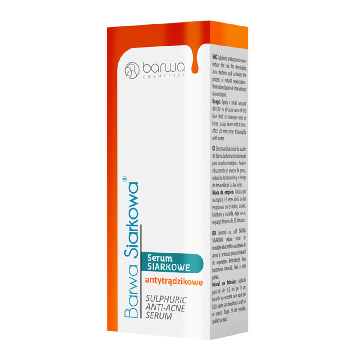 Barwa Siarkowa Moc Antybakteryjne Specjalistyczne Serum Do Stosowania Miejscowego 15ml