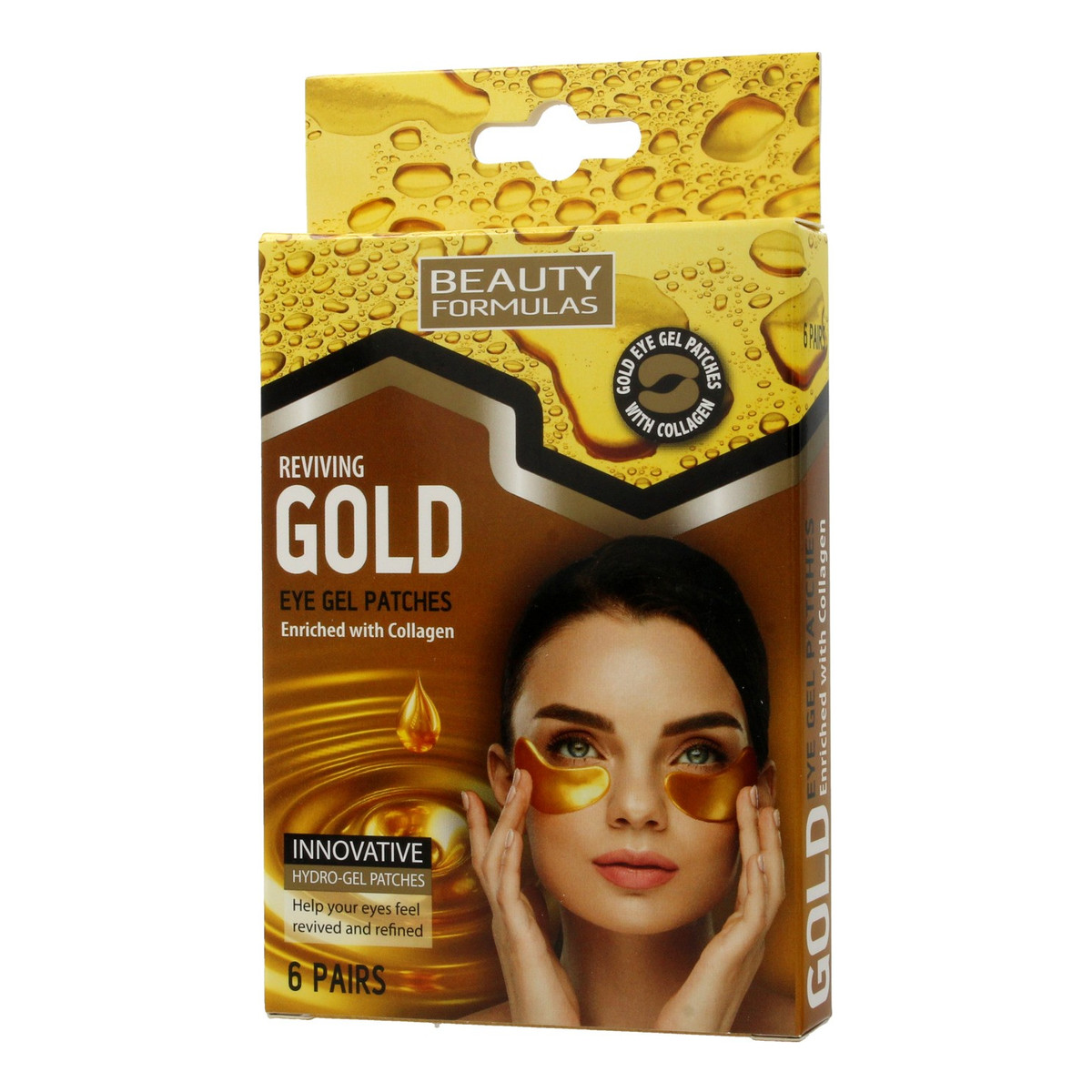 Beauty Formulas Gold Złote Płatki pod oczy 1op.-6 par