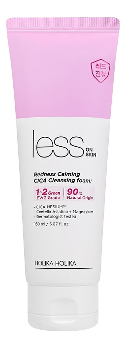 pianka myjąca do podrażnionej i zaczerwienionej skóry