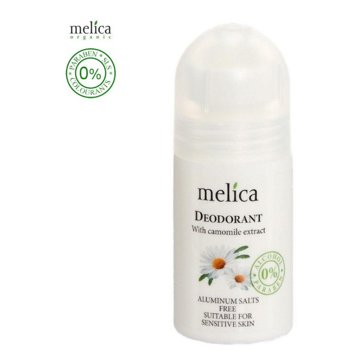 Melica Organic Dezodorant roll on z ekstraktem z rumianku 50ml