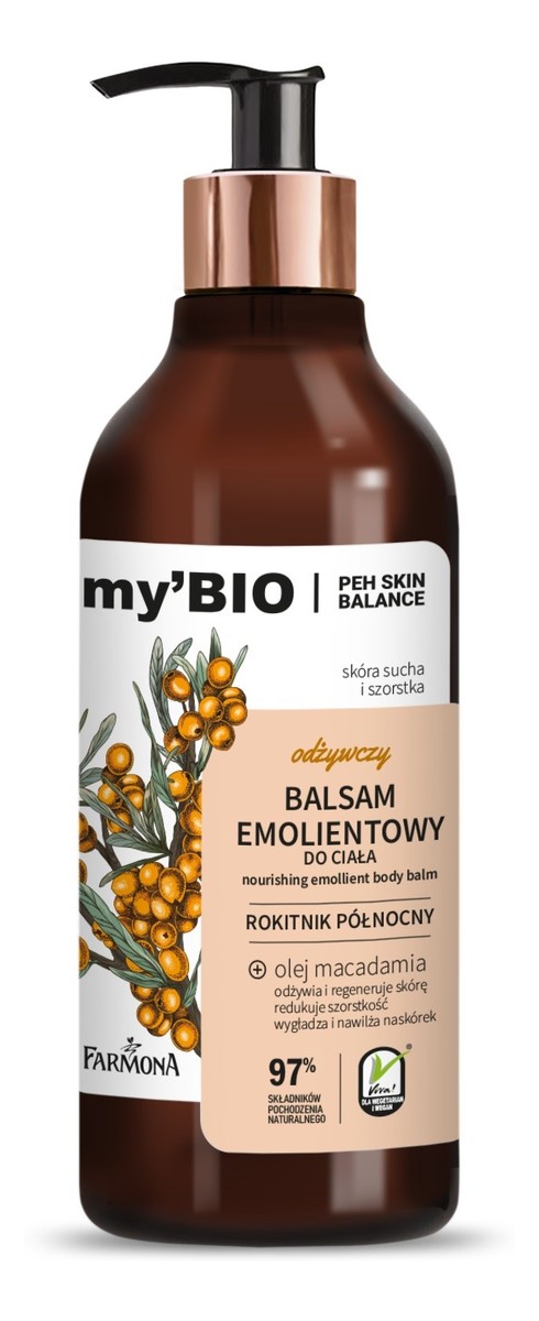 Odżywczy Balsam emolientowy do ciała rokitnik północny
