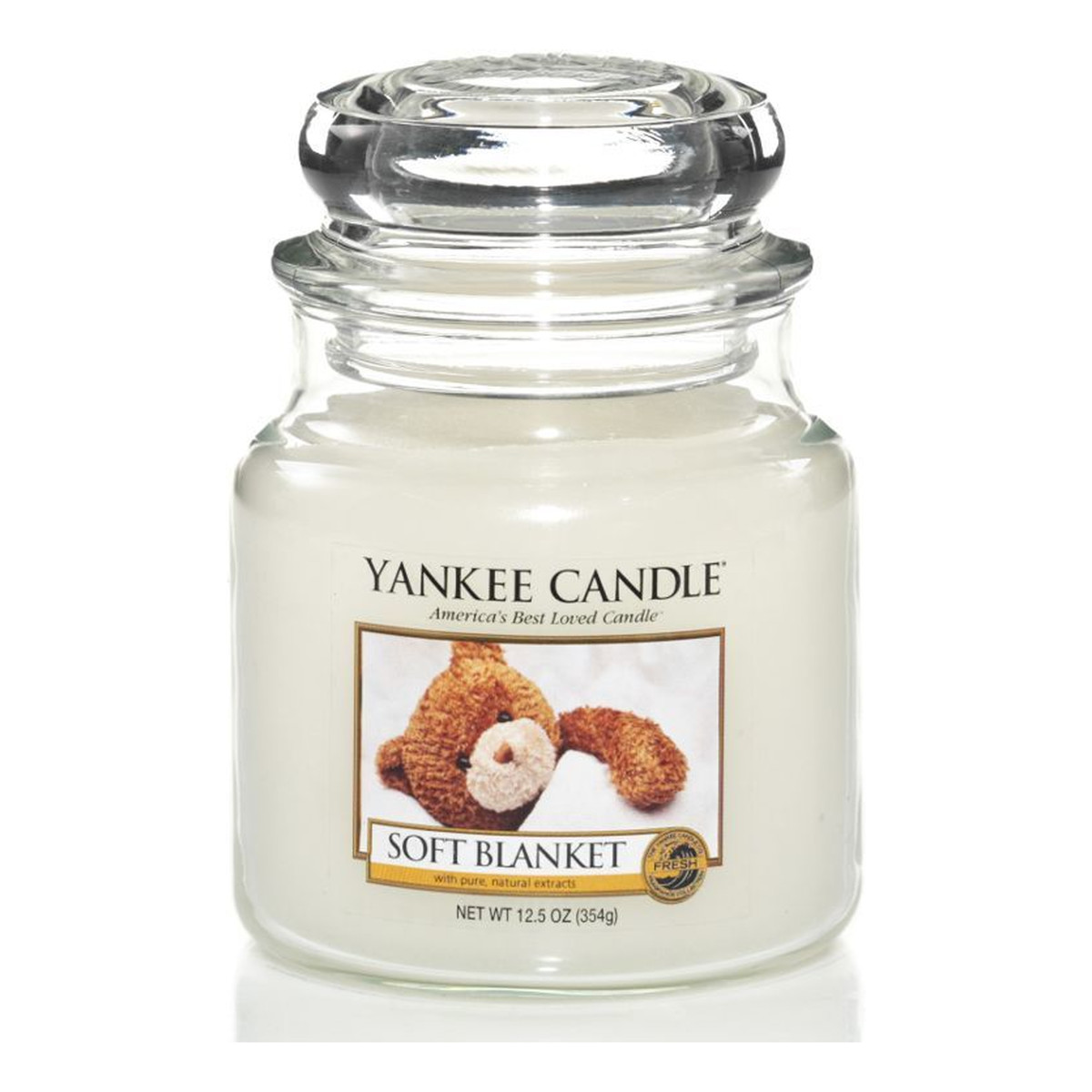 Yankee Candle Med Jar średnia świeczka zapachowa Soft Blanket 411g