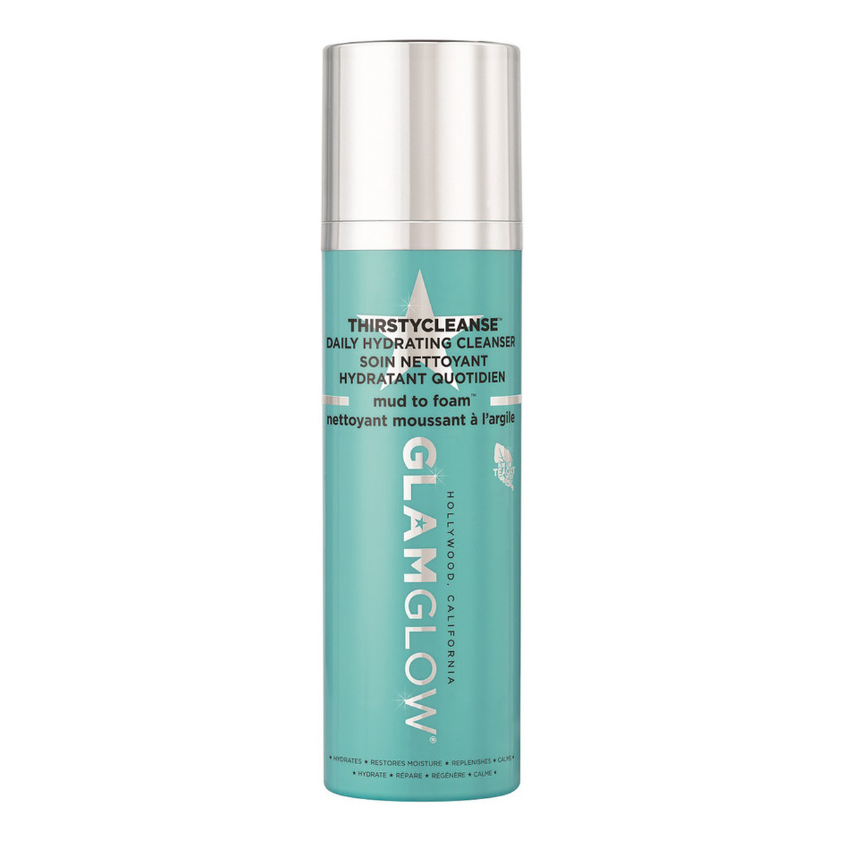 GlamGlow Thirstycleanse Daily Treatment Cleanser Nawilżająca pianka do mycia twarzy 150g
