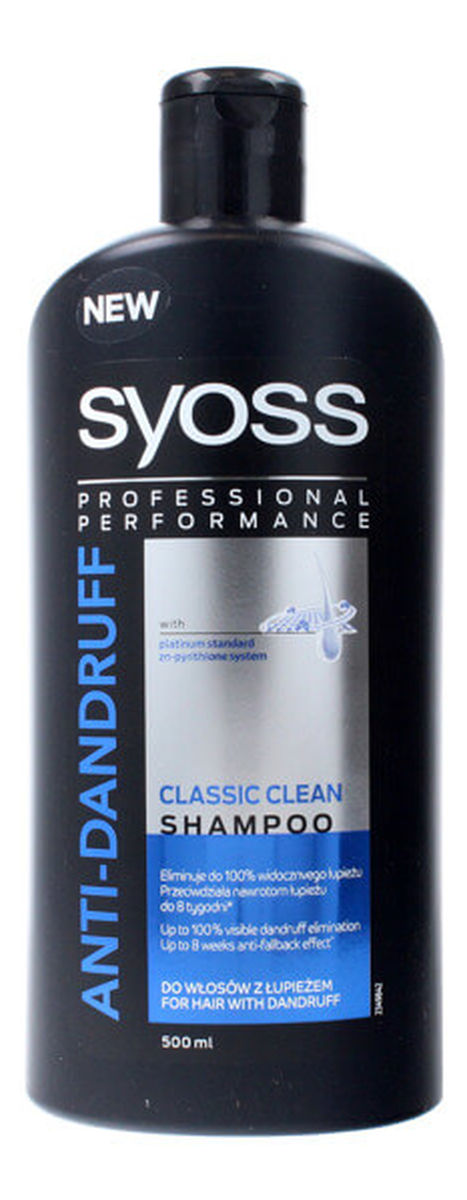 Classic Clean szampon do włosów z łupieżem