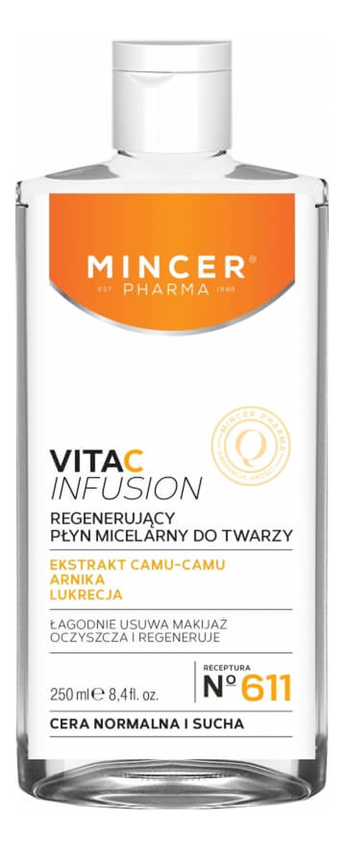 Płyn micelarny regenerujący do twarzy 611