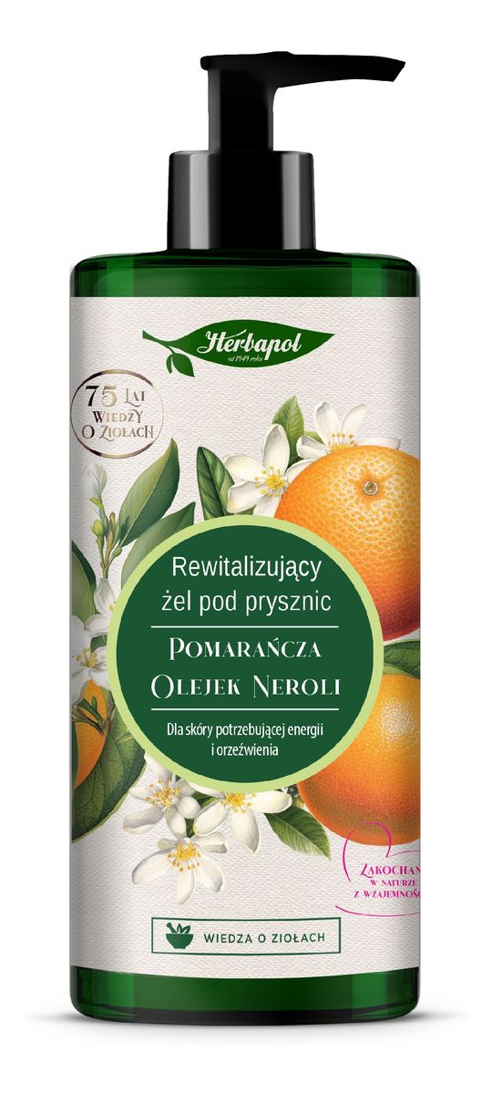 Rewitalizujący Żel pod prysznic-pomarańcza & olejek neroli