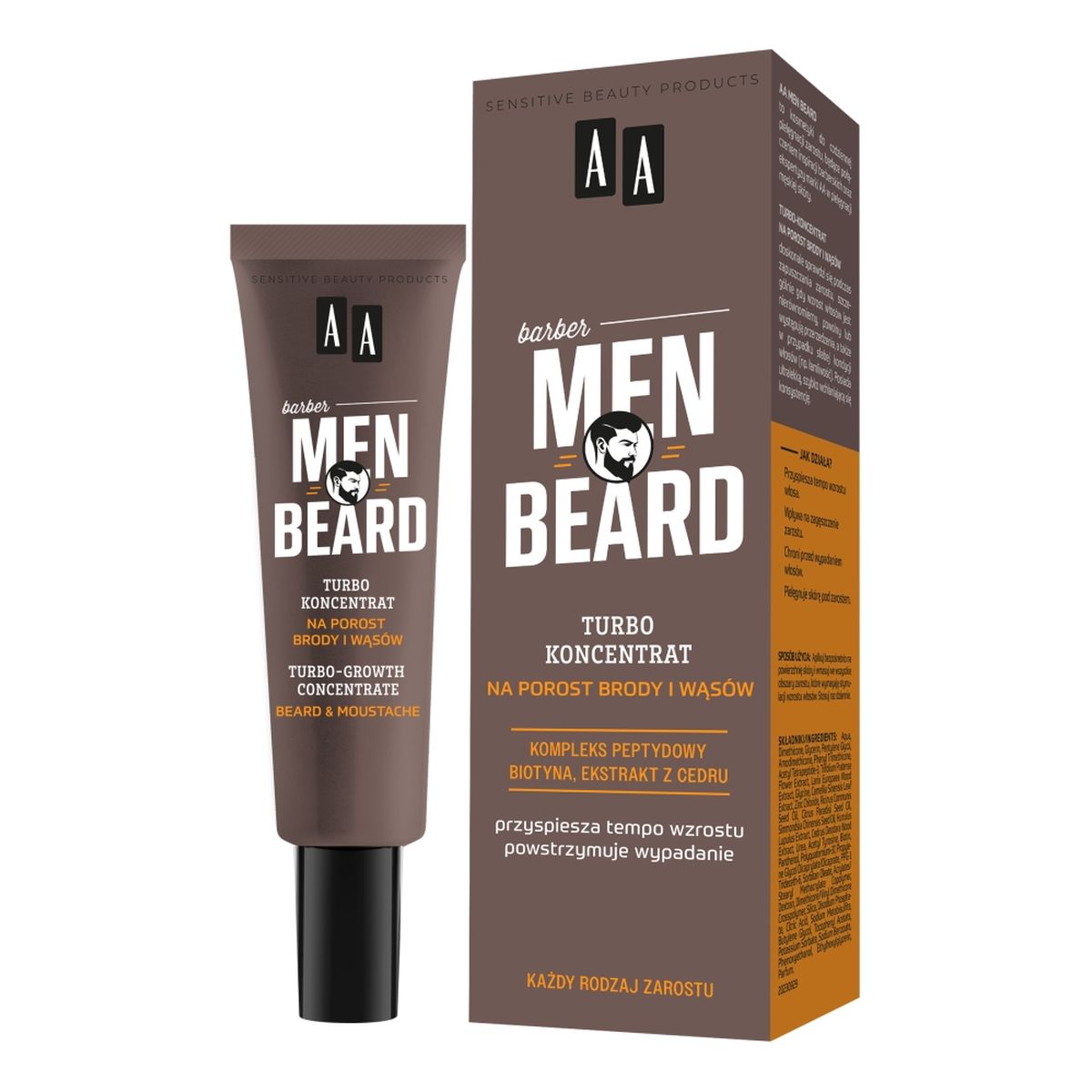 AA Men beard turbo-koncentrat na porost brody i wąsów 30ml
