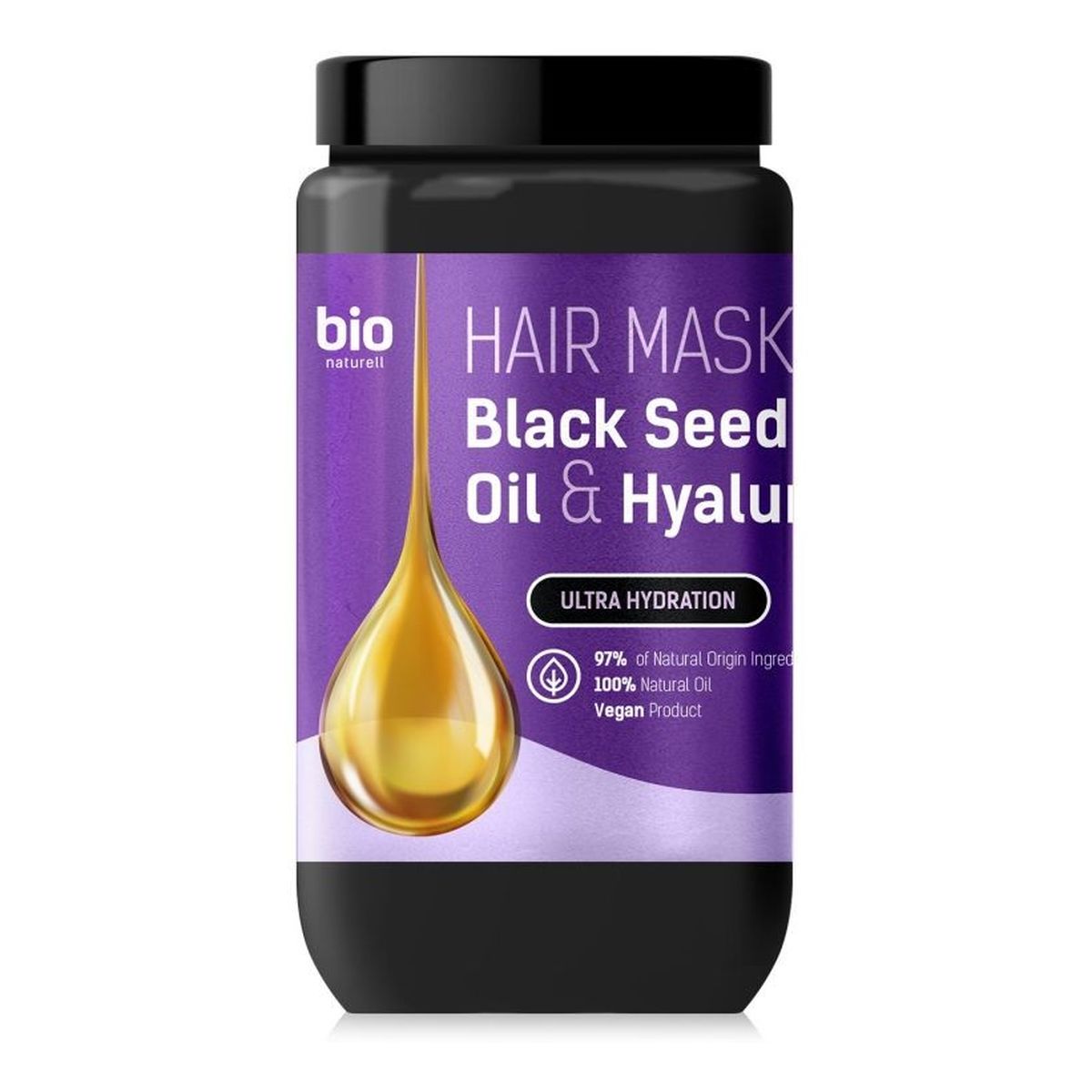 Elfa II Bio naturell black seed oil & hyaluronic acid maska do włosów 946ml