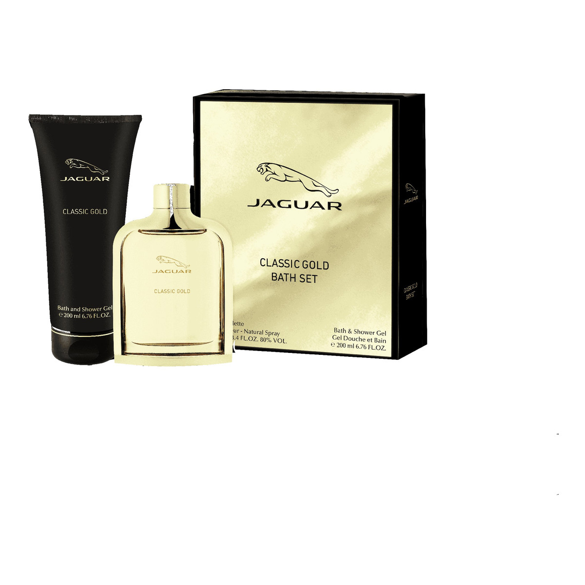 Jaguar Classic Gold Zestaw prezentowy męski 200ml