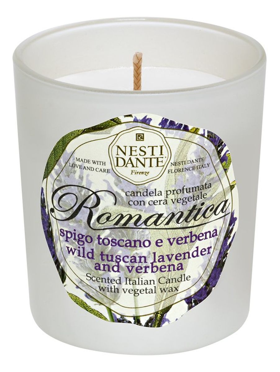 Romantica candle świeca zapachowa lawenda & werbena
