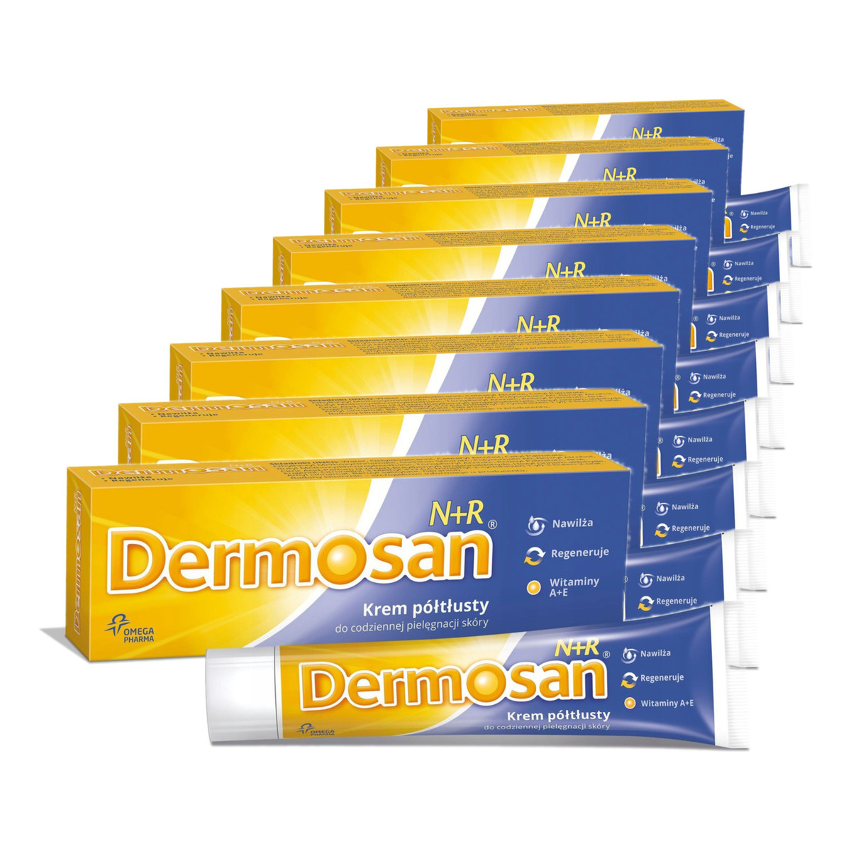 Dermosan N+R Krem półtłusty 8x40g