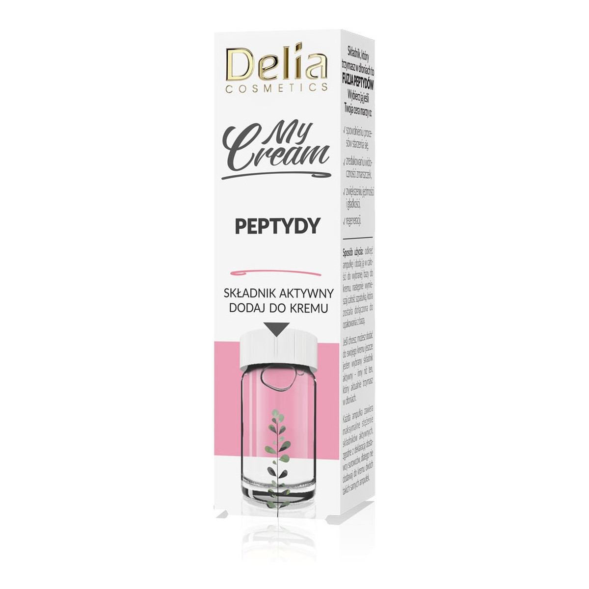 Delia My Cream Składnik aktywny Peptydy 5ml