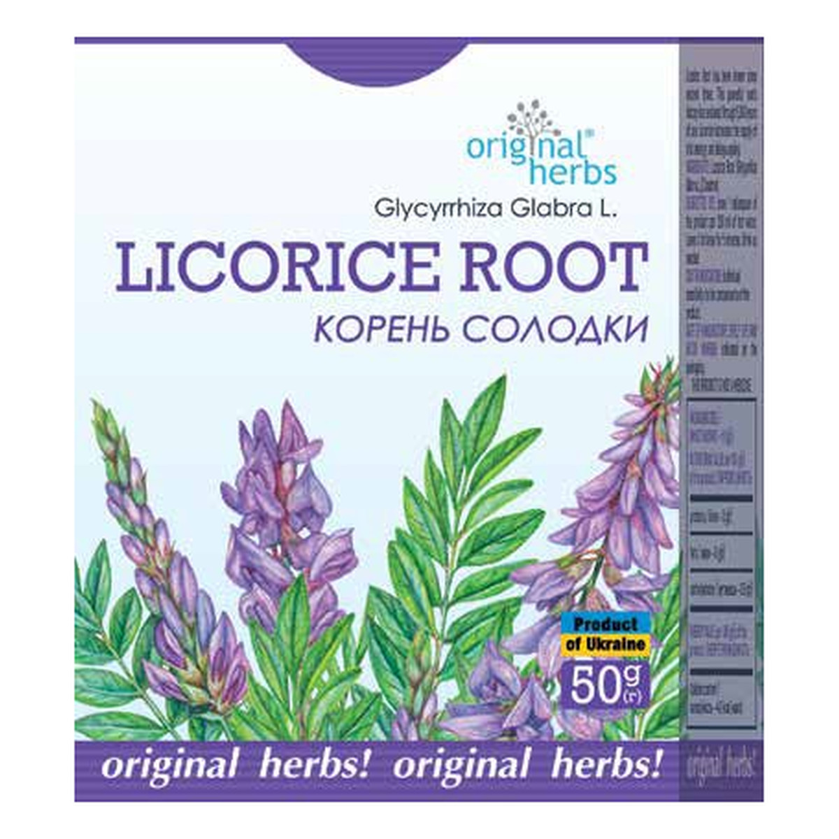 Original Herbs Herbatka ziołowa lukrecja 50g